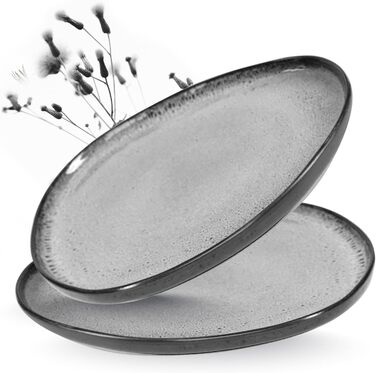 Набір кавових чашок Moritz & Moritz ORGANIC 6 шт. з кераміки з градієнтом кольору - набір чашок та сервірувальна тарілка (2 шт.)