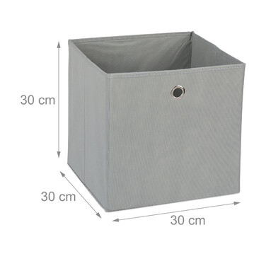Relaxdays Fabric Storage Boxes - Set of 2