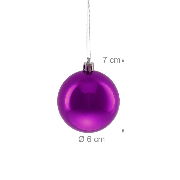 Relaxdays Set of 100 Christmas Baubles