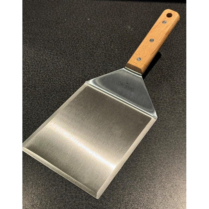 Набір для приготування бургерів DREIBERG® з нержавіючої сталі (9 предметів) - включає лопатку, гриль-прес, розчавлювач, диспенсер спецій, рецепти та папір для випікання