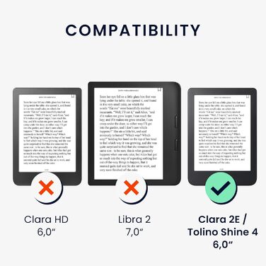 Чохол-книжка kwmobile для Kobo Clara 2E / Tolino Shine 4 - з візерунком єгипетських ієрогліфів (золото, чорний, темно-синій, жовтий)