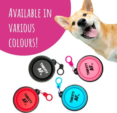 Складаний миска для собак TDL, 350 мл, чорний: для води та корму, з карабіном та тримачем для пляшки