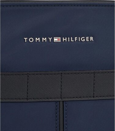 Чоловіча сумка на плече Tommy Hilfiger TH Elevated Nylon Mini Crossover, Колір: Space Blue (блакитний), Універсальний розмір
