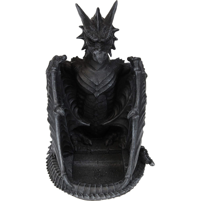 Nemesis Now Dragons Lair Coaster Set, 16.5 cm, Black
