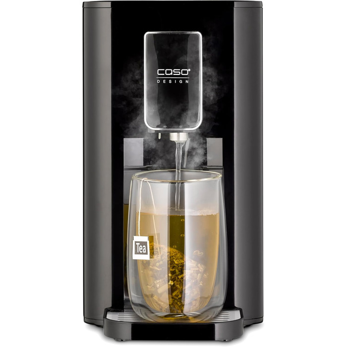 CASO HW 550 -Turbo Hot Water Dispenser, for preparing tea, instant coffee, baby food. Water tank with 2.9 l capacity, 7 adjustable temperature levels from 40-100 °C in 10 °C increments.