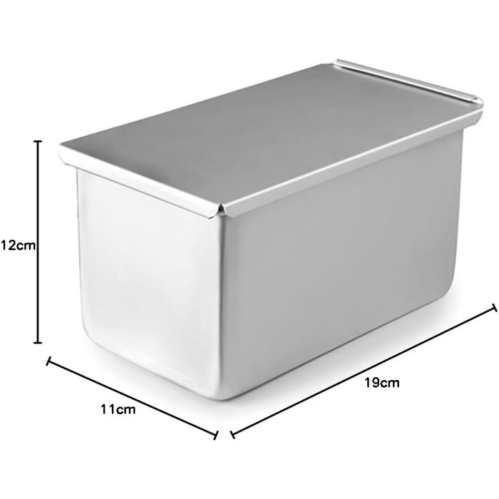 Форма для хліба IBILI 20 см, алюмінієва, металік, 19x11x11 см