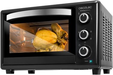 Мультиварка Cecotec Bake&Toast 1090 Black: 1000 Вт, 30 л, таймер, регулювання температури до 230ºC, дека, решітка-гриль та щипці