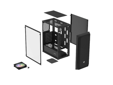 Корпус Fury NFO-2153 Midi Tower, чорний