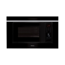 Вбудована мікрохвильова піч Amica AMGB20E2GB F-TYPE, 700 Вт, 20 л, чорна