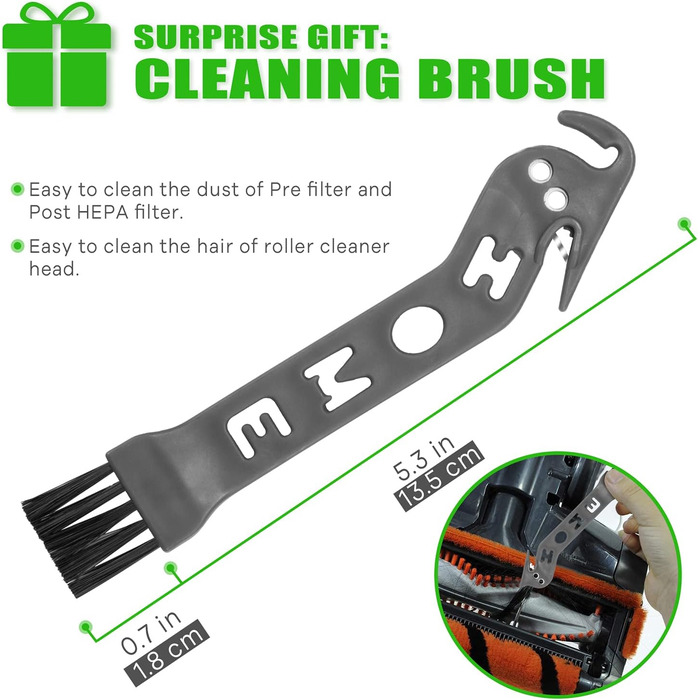 Фільтр для пилососа Dyson V7 V8: комплект заміни, 2 шт. (V8(1+1))