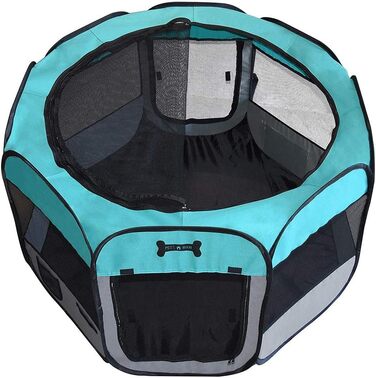 Клітка-забіг для тварин Melko Welpenlaufstall 125x125x64 см, розкладний, для собак, котів, кроликів