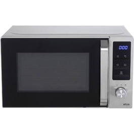 Мікрохвильова піч Silva-Homeline MWG-E 20.8 INOX з грилем, 800-1000 Вт, LCD дисплей, 20 л, 5 рівнів потужності, нержавіюча сталь, блакитний колір
