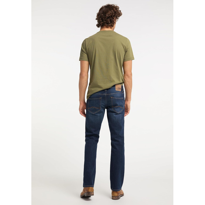 Джинси чоловічі MUSTANG Oregon Bootcut, стрейч, темно-сині (30-44, 34L), Denim