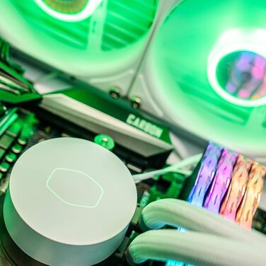 Система водяного охолодження Cooler Master MasterLiquid 240 L-V2 RGB White - для процесорів