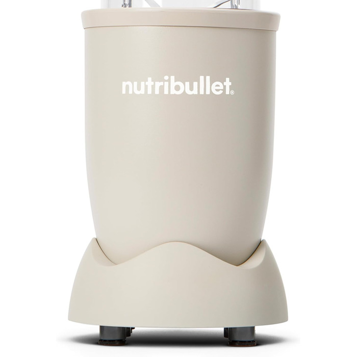 NutriBullet Pro 900, Electric Blender, Food Processor, Smoothie Blender, Multi-Function Blender, 900W Power, 900ml and 710ml Cups, Matte Sand, NB910MASN Matte Sand Packaging with Accessories