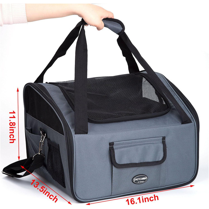 Автокрісло для тварин, складане, переносна переносна коробка для собак/кішок