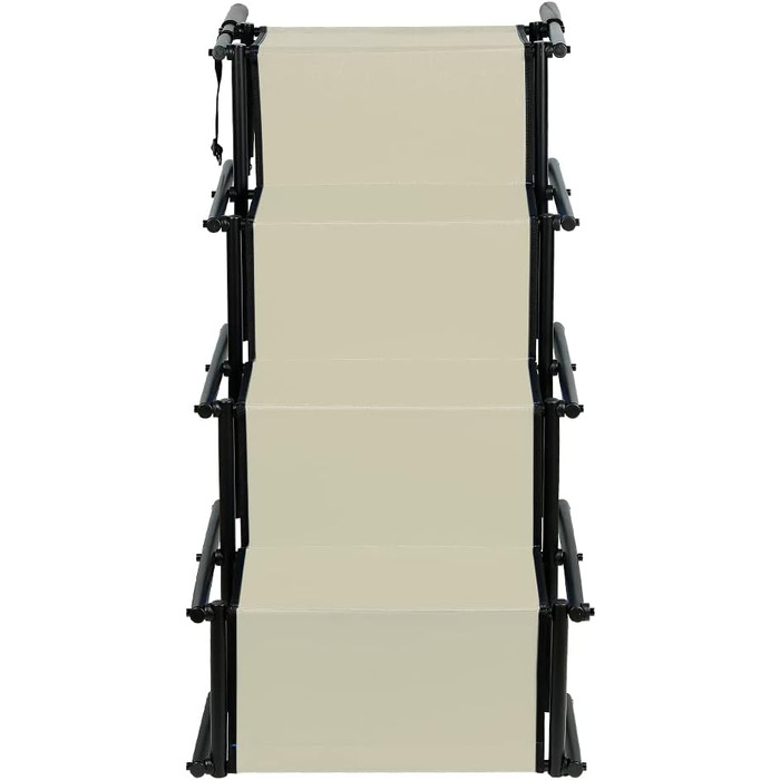 Зручна рампа для собак у машину, підходить для великих та маленьких собак. Складана рамка для авто, витримує вагу 90 кг (139*45*76 см - чорний/бежевий)