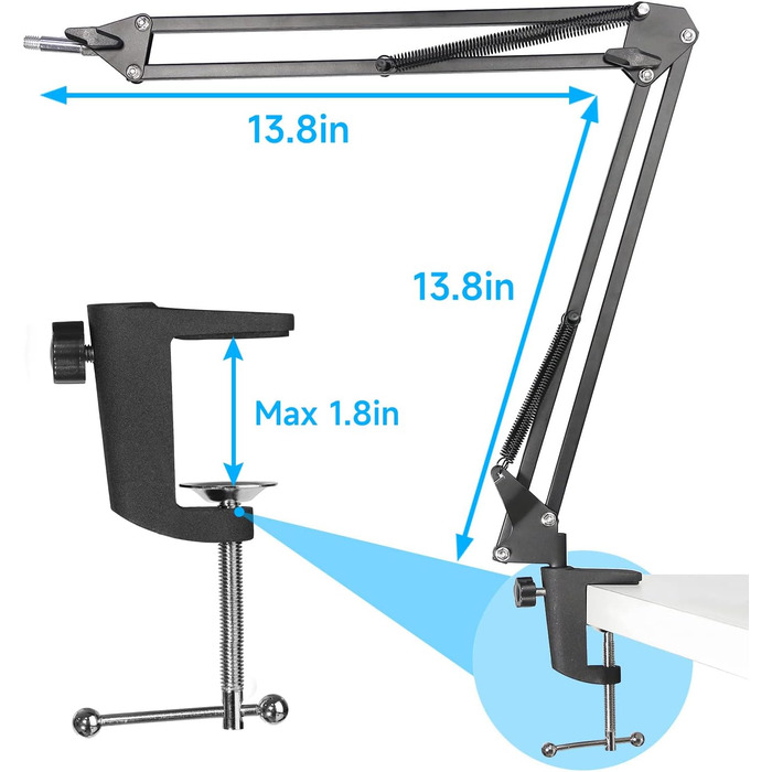 Кріплення для мікрофона YOUSHARES Razer Seiren Mini/V3 Mini – професійний тримач з вітрозахистом для геймінгу, стрімінгу та подкастингу