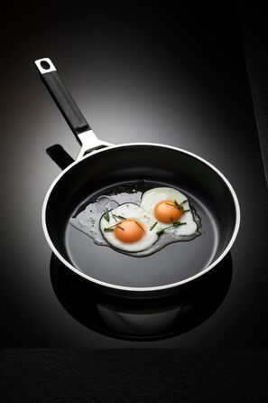 RÖSLE Silence Pro Nonstick Fry Pan - 24cm - Stainless Steel 18/10 - Heat Resistant up to 260°C