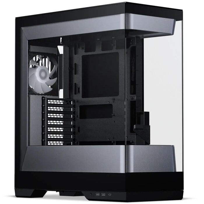Корпус для ПК Phanteks Evolv S2 Midi-Tower, E-ATX, чорний, панорамне скло, RGB, Back-Connect, 4 вентилятори 120 мм