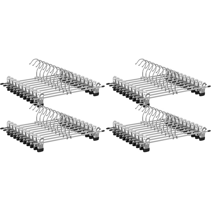 SONGMICS Кліпси для штанів та спідниць, металеві, 31 см, набір 20 шт. (31 x 10.5 см)