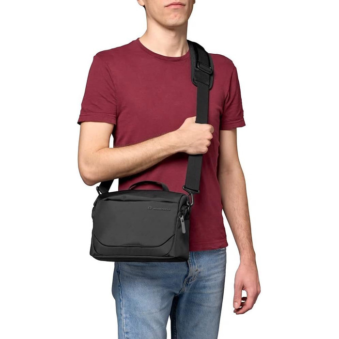 Manfrotto Advanced Shoulder Bag M III - Сумка для дзеркальної та бездзеркальної камери з об'єктивом, з кріпленням для штатива та дощовиком