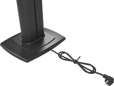 Інфрачервоний вугільний обігрівач ICQN 2300 Вт, підлоговий терасний опалювач з пультом ДК, 4 режими нагріву та цифровим дисплеєм для дому та вулиці