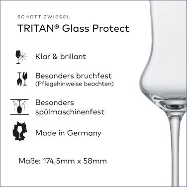 Набір келихів для бренді SCHOTT ZWIESEL Bar Special 6 шт., кришталь Tritan, Німеччина