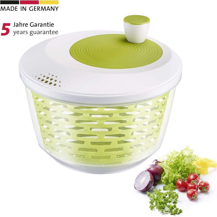 Салатниця Westmark об'ємом 4.4 л, пластик, BPA-free, прозора/біла/зелена, 2430224A