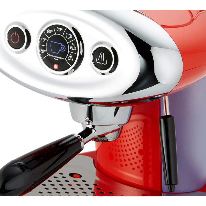 illy Coffee, Espresso Machine for Iperespresso Capsules X7.1 Red