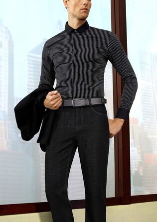 Еластичний плетений ремінь JUKMO сірого кольору, розмір XL (101-110 см, довжина 125 см)