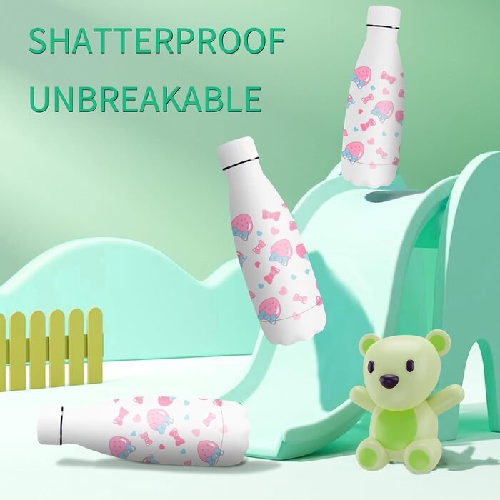 Термос Vikaster 500 мл: сталева термофляга, без BPA, витокозахисна, для спорту, подорожей, школи та активного відпочинку