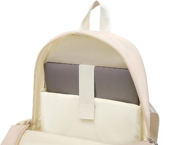Жіночий рюкзак для ноутбука Acmebon, великий, модний, повсякденний, кремовий