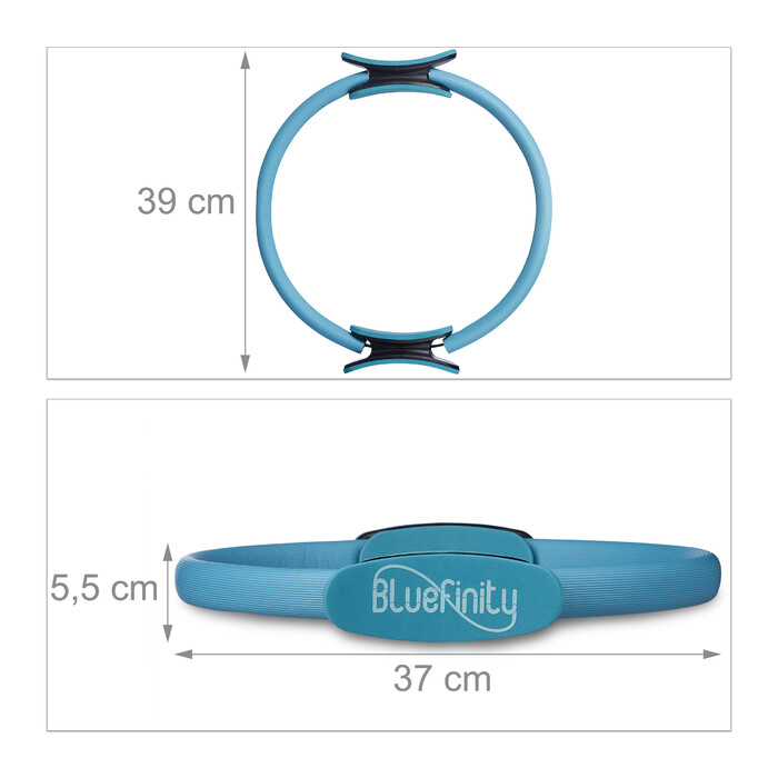 Relaxdays Pilates Ring with Bands