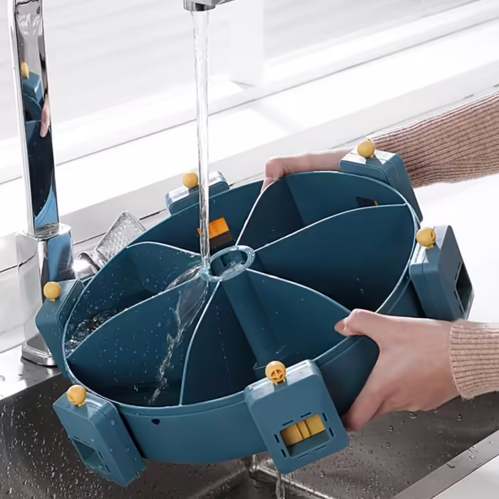 Rotating rice and grain dispenser, for kitchen, wall-mounted, for dry food, storage container for beans, white color, practical food dispenser.