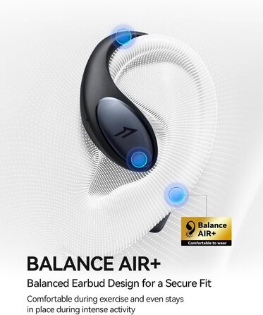 1MORE S51 навушники відкритого типу, ультралегкі, Bluetooth, 40 годин, IPX5, Bass More+ технологія