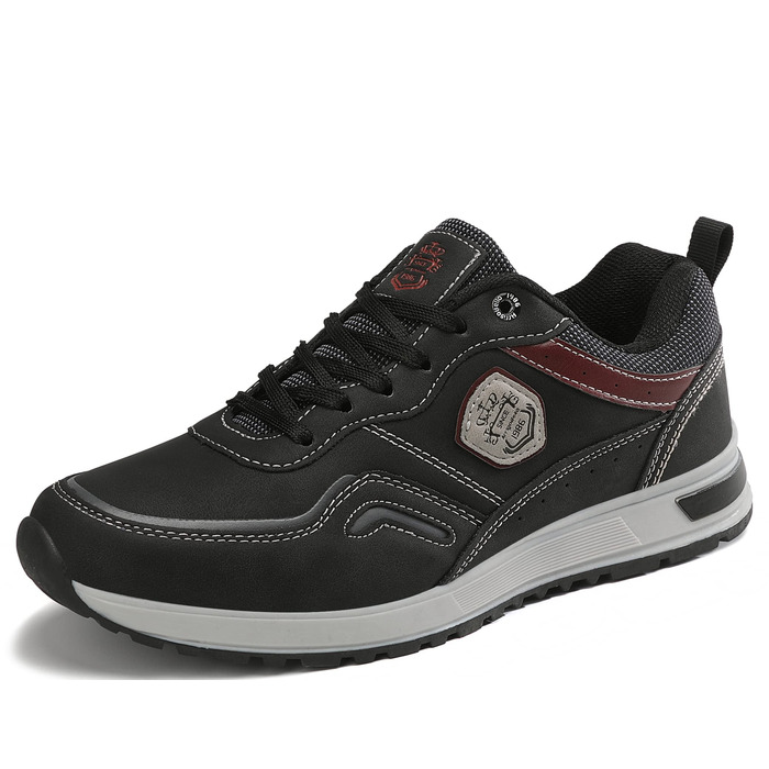 ARRIGO BELLO Кросівки чоловічі спортивні для ходьби та відпочинку, розмір 41-46, чорний