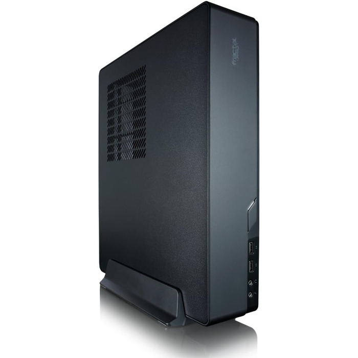 Комп'ютерний корпус Fractal Design Node 804 - компактний, з високою продувністю, модульна внутрішня структура, 3 вентилятори Fractal Design Silent R2 120mm, підтримка водяного охолодження, USB 3.0, бокова панель з вікном (804, Чорний)