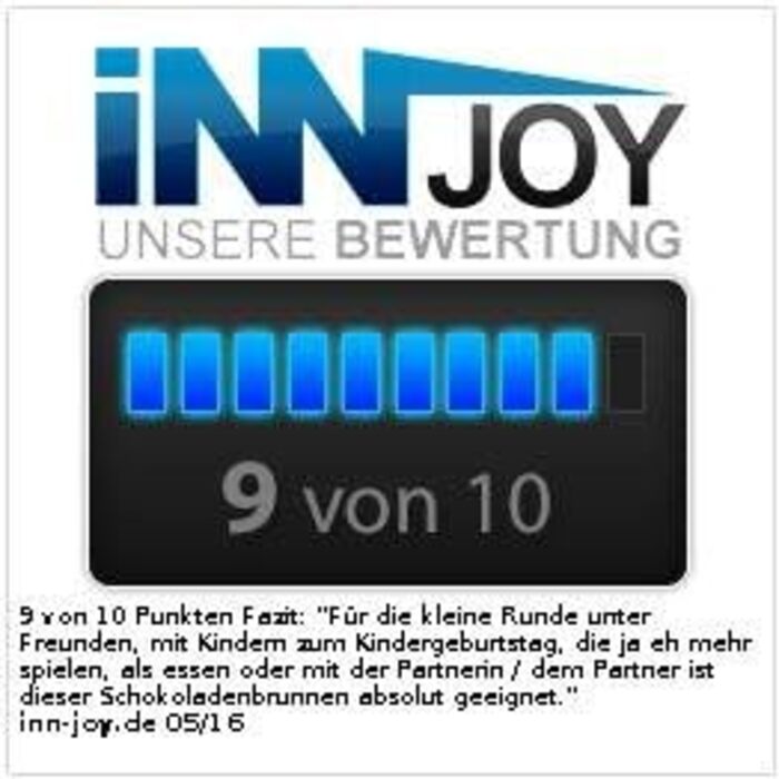 Шоколадний фонтан Rosenstein & Söhne: Міні шоколадний фонтан для дому