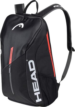 HEAD Tour Team Tennis Backpack - Black/Orange