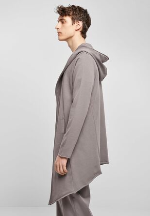 Кардиган чоловічий Urban Classics з капюшоном, відкритий край (4XL, асфальт)