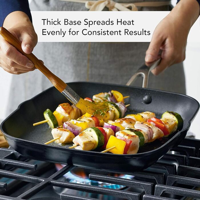 KitchenAid 80129 Harteloxierte Induction Non-Stick Cookware Set, Pots and Pans, Aluminum, Matte Black Cookware Set (10-Piece)