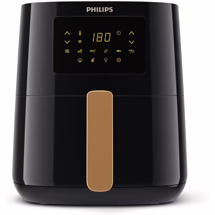 Фритюрниця Philips Airfryer 5000 Connected з Rapid Air, 13 режимів, сенсорний екран, 4,1 л, Wi-Fi, для сім'ї