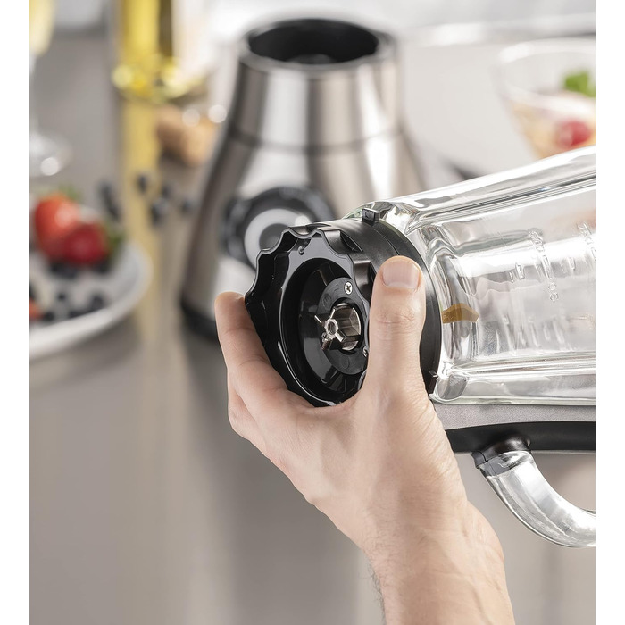CASE B 1800 PowerBlender, Stand Mixer, Ideal for Milkshakes, Baby Food, etc., 1800 Watt Motor, Large Mixing Container (1.75 l), Stainless Steel Housing, Test Winner House & Garden Test