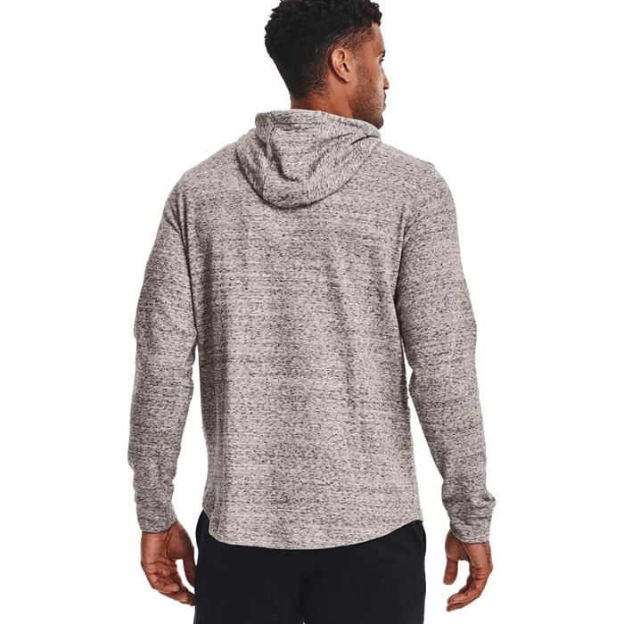 Чоловіча худі Under Armour Rival Terry LC Hoody, розмір XL, колір Onyx White / Team Orange
