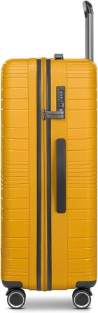 Набір валіз Franky Dallas 3.0 (3 шт.) | Жовтий, TSA-замок, 4 колеса, об'єм 36/60/92 л