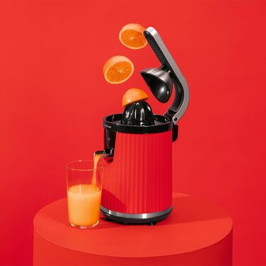 Електрична соковитискачка для цитрусових Cecotec Xqueeze RetroJuice 600 Green - 600 Вт, нержавіючий фільтр, пластиковий конус, механізм видалення м'якоті, захист від бризок