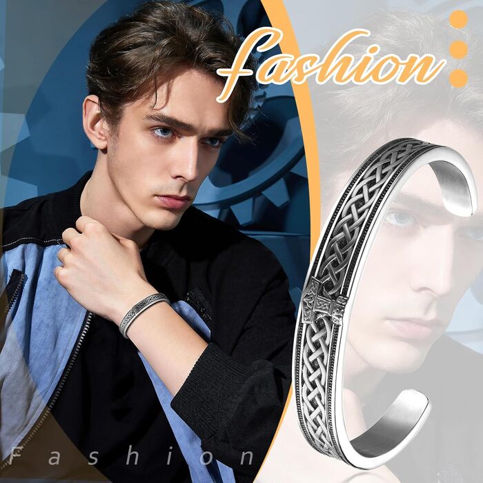 Чоловічий браслет JewelryWe з нержавіючої сталі, плетіння