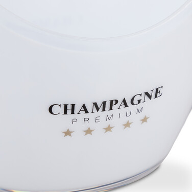 Relaxdays Champagne Cooler, 6L, White