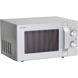Мікрохвильова піч Sharp R204S Solo 20 л, 800 Вт, срібна
